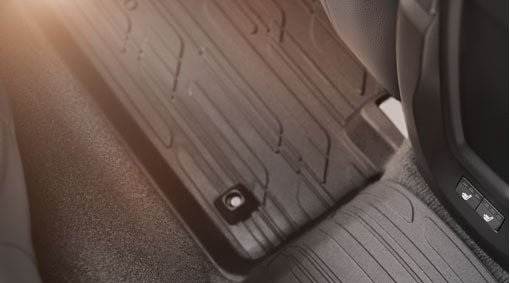 Genuine Volvo V40 Edge Brown Rubber Mats (Manual)