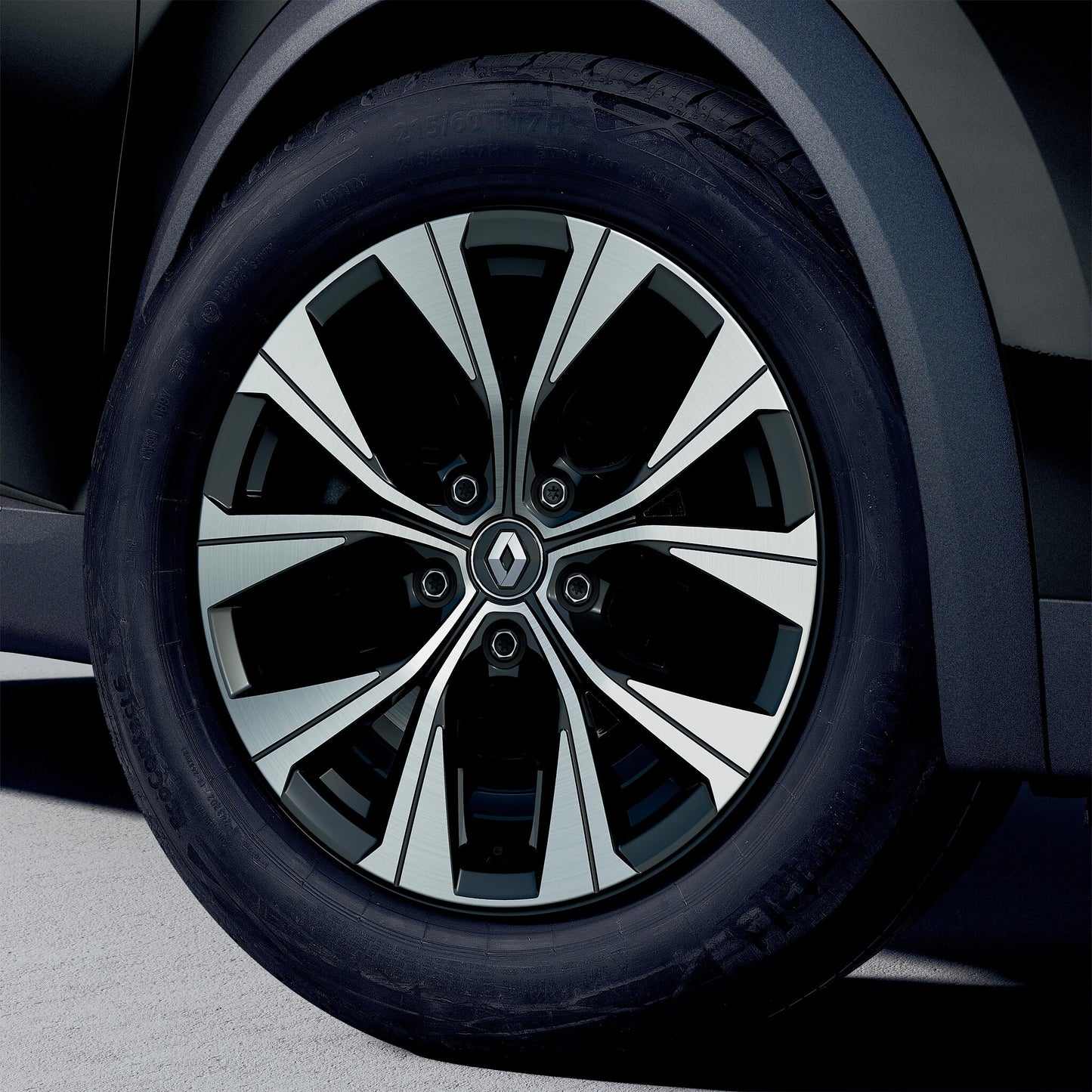 Genuine Renault Captur 17" Diamond-Cut Nymphea Alloy Wheel