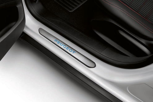 Genuine Peugeot E-208 Front Door Sill Trims - Backlit