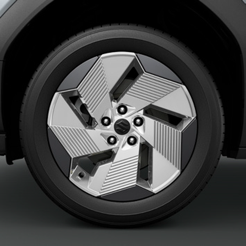 Genuine Suzuki E Vitara Alloy Wheel Garnish/Trim 18-inch, Satin Silver