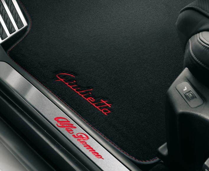 Genuine Alfa Romeo Giulietta Carpet Floor Mats, Single Fixing