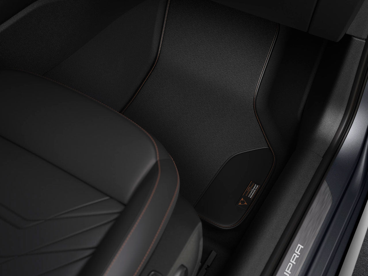 Genuine Cupra Leon Sportstourer Carbon Fibre Mats - Right-Hand Drive