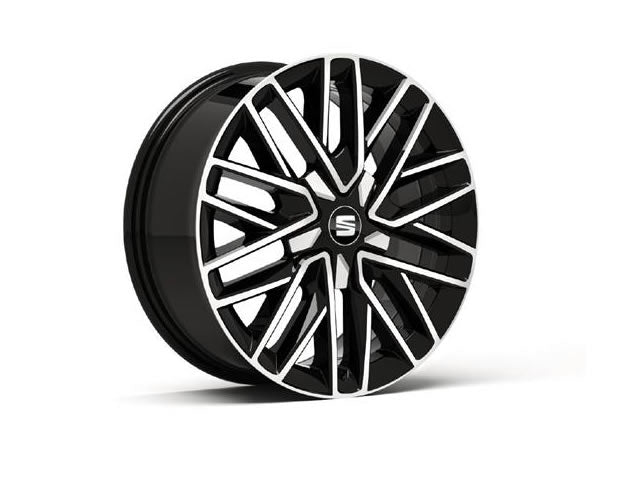 Genuine Seat Ibiza Hub Cap With Star Design - Silver