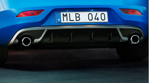 Genuine Volvo V40 Tail Pipes (Round)