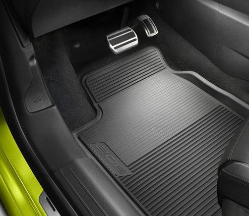 Genuine Peugeot 208 Rubber Floor Mats