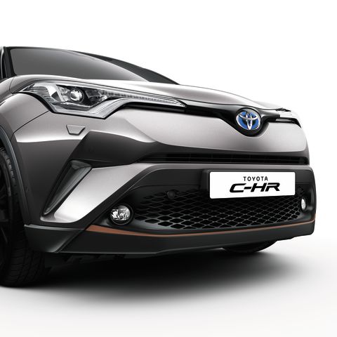 Genuine Toyota C-HR Front Bumper Garnish, Dark Brown Pearl/Sunset Bronze 4U3