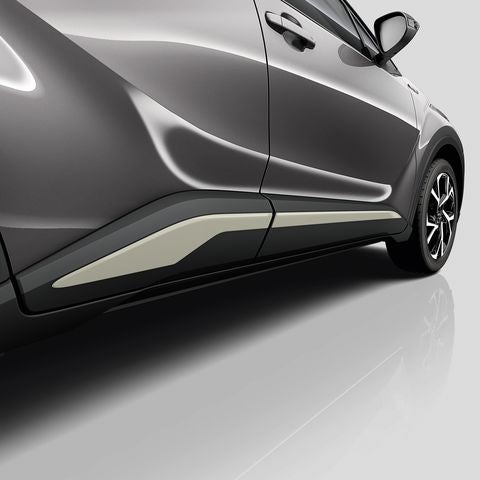 Genuine Toyota C-HR Side Door Garnish Trims, White