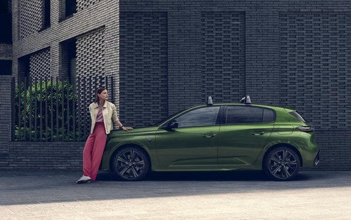 Genuine Peugeot E-308 Set Of 2 Transverse Roof Bars - Aluminium