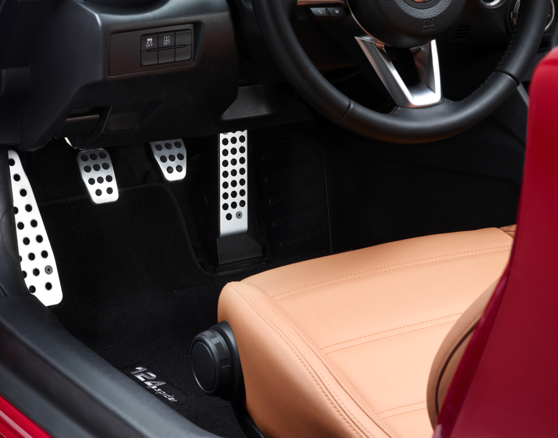 Genuine Abarth 124 Spider Sport Pedal Kit For Manual Transmission