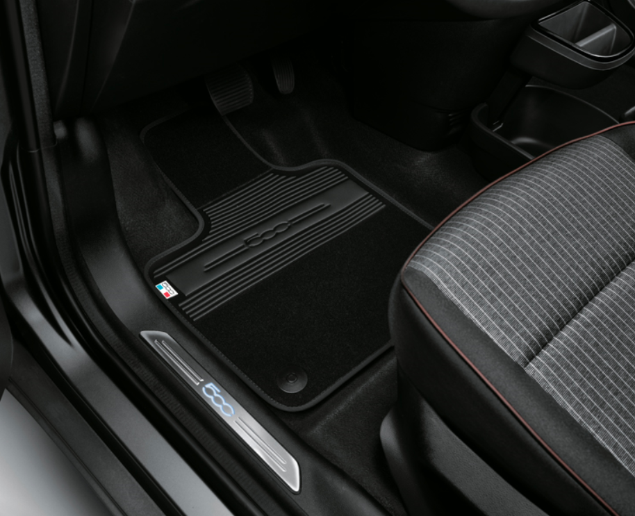 Genuine Abarth 500e Floor Mats With Heel Pad