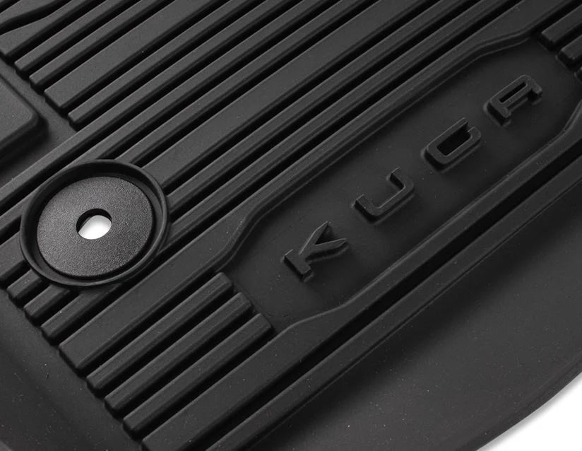 Genuine Ford Kuga Rubber Floor Mats In Tray Style With Raised Edges