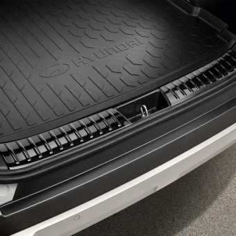 Genuine Hyundai Kona Electric Boot Sill Trim, Piano Black