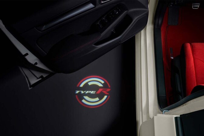 Genuine Honda Civic Type R Illuminated Type-R Pattern Projector