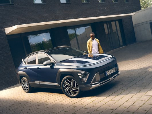 Genuine Hyundai Kona Decals, Racing Stripes, Glossy White