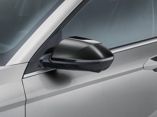 Genuine Hyundai Kona Electric Door Mirror Caps, Piano Black