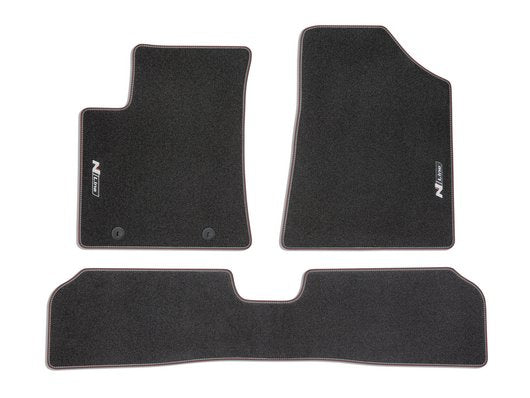Genuine Hyundai Kona Electric Textile Floor Mats, Velour, N Line, RHD