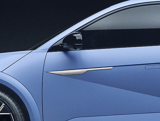 Genuine Hyundai Ioniq 5 Side Trim Line, Brushed Aluminium Optic