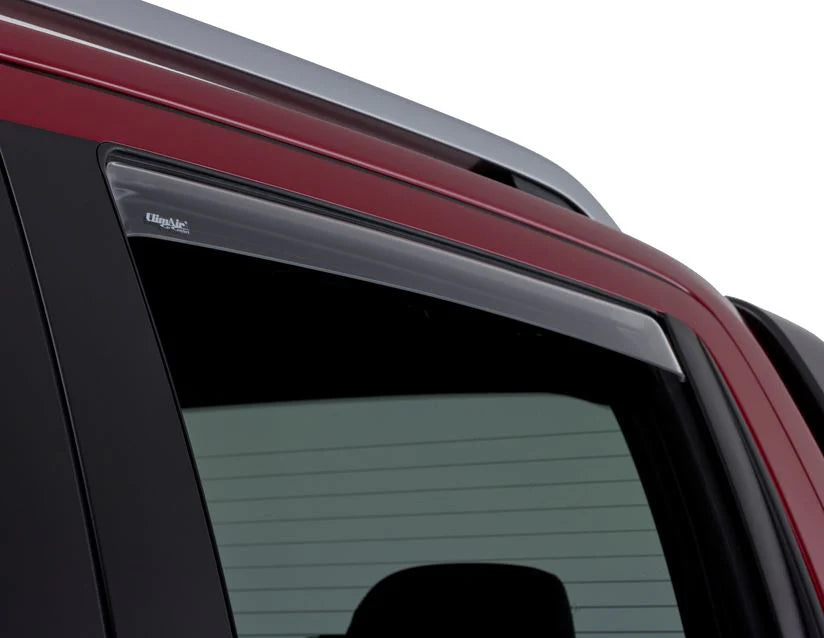 Genuine Ford Ranger Climair® Wind Deflectors For Rear Door Windows, Transparent, Double Cab Models