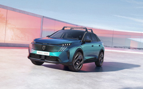 Genuine Peugeot E-3008 Transverse Roof Bars - Aluminium