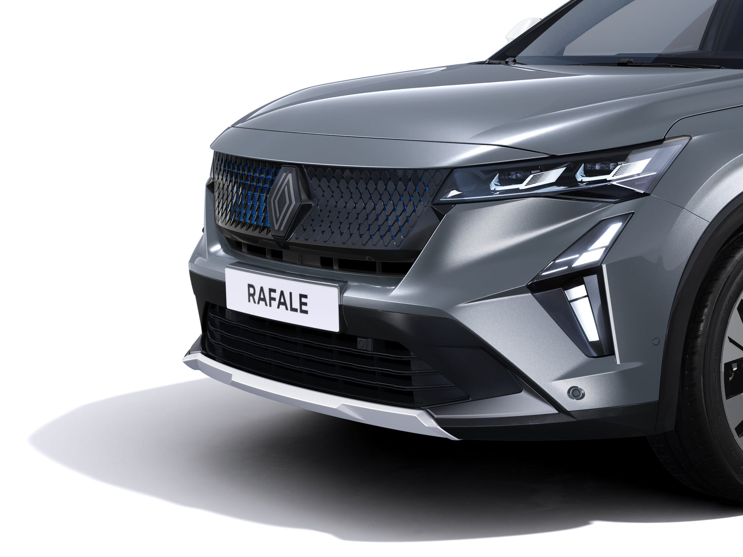 Genuine Renault Rafale Front Bumper Lower Insert, Pearl White