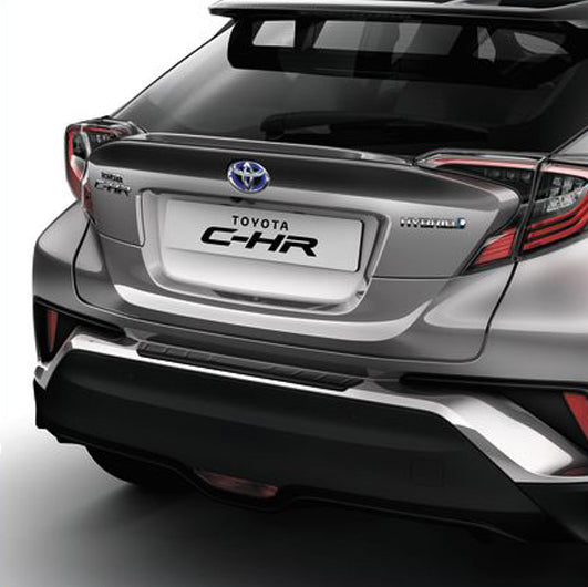 Genuine Toyota C-HR Rear Bumper Protector, Black