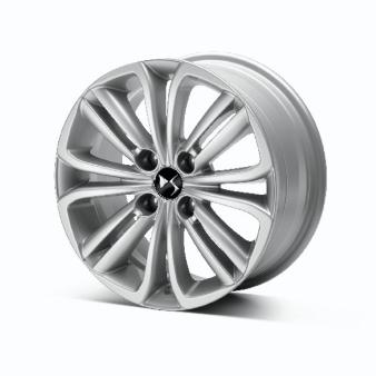 Genuine Citroen Ds4 Darwin 16" Alloy Wheel In Aluminium Grey