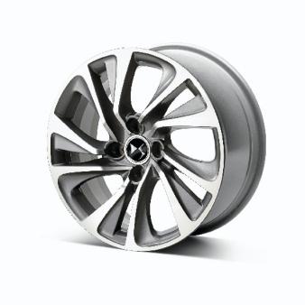 Genuine Citroen Ds4 Canberra 17" Alloy Wheel In Epta Grey/Diamond Cut