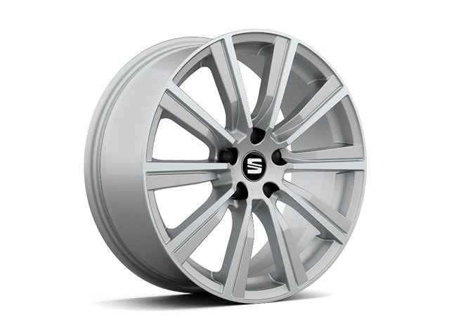 Genuine Seat Leon Estate 18" Replica Cup Racer Silver Alloy Wheel