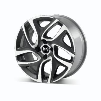 Genuine Citroen Ds4 Hobart 17" Alloy Wheel In Storm Grey/Diamond Cut