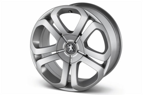 Genuine Peugeot 3008 17" Galium Alloy Wheel - Silver
