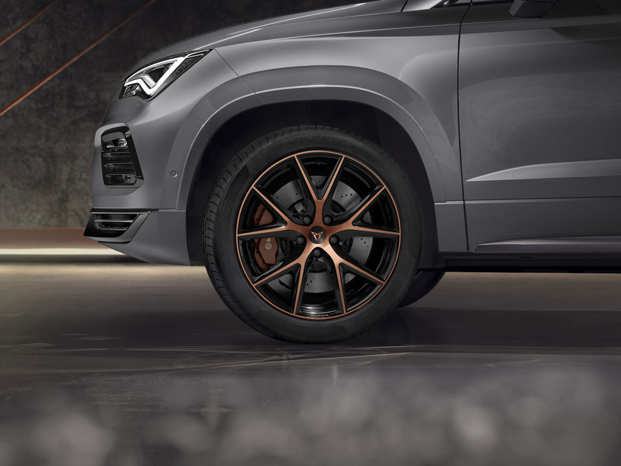 Genuine Cupra Ateca 19'' Exclusive R Alloy Wheel In Black And Copper