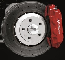 Genuine Alfa Romeo 4C Front And Rear Caliper Kit - Red