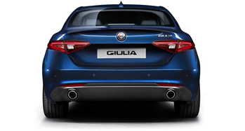 Genuine Alfa Romeo Giulia Twin Exhaust Pipe Kit For Diesel Engines