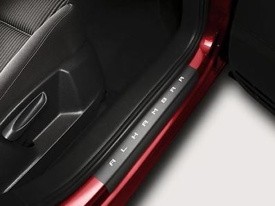 Genuine Seat Alhambra Sill Trim Foils Black With Logo