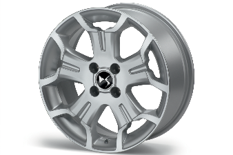 Genuine Citroen Ds3 17" Bellone Alloy Wheel In Grey