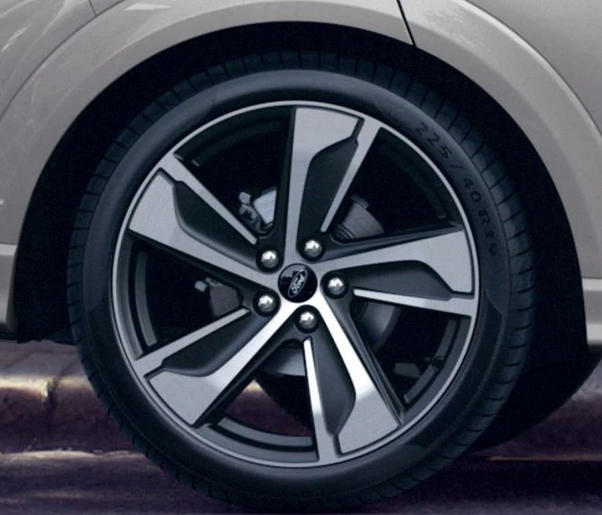 Genuine Ford Puma 19" 5 Spoke Single Alloy - Black And Machined