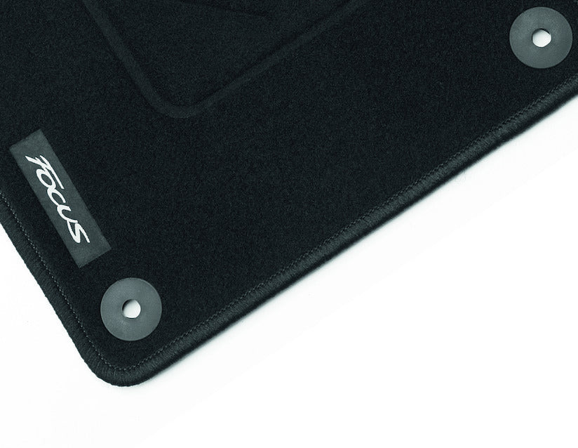 Genuine Ford Focus Standard Front & Rear Black Mats