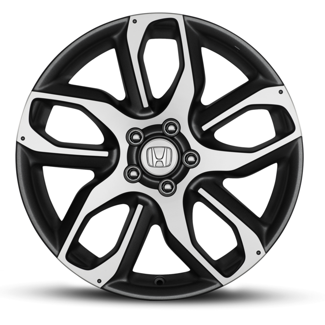 Genuine Honda Cr-V 19" Set Of 4 Galena Alloy Wheels With Tyres -Black/Diamond Cut