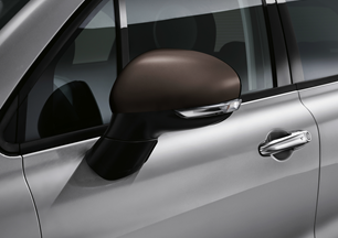 Genuine Fiat 500X Mirror Covers - Matt Bronze