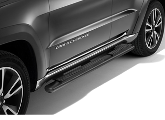 Genuine Jeep Grand Cherokee Tubular Side Steps - Black