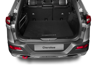 M MOTOS Rubber Trunk Liner Mat For Jeep Cherokee 2013-2018 - All-Weather, Anti-Slip Protection