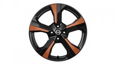 Genuine Nissan Micra 17" Xeno Alloy Wheel Inserts - Orange