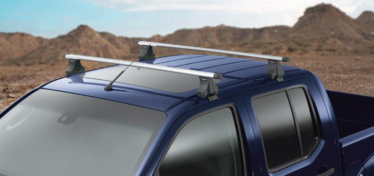 Genuine Nissan D40 Navara Aluminium Roof Bars (Double Cab)