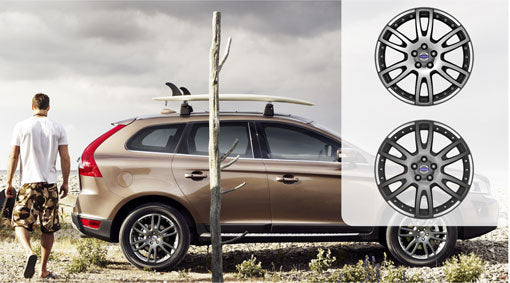 Genuine Volvo Xc60 19" Achilles Alloy Wheel In Silver Stone/Diamond Cut