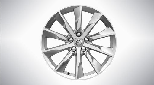 Genuine Volvo V90 18" 10 Spoke Alloy Wheel In Silver