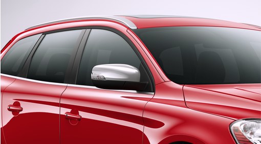 Genuine Volvo Xc60 Mirror Covers - Bright Silver Metalic