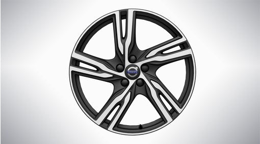 Genuine Volvo V60 19" Ixion 4 Alloy Wheel In Diamond Cut/Black Matt