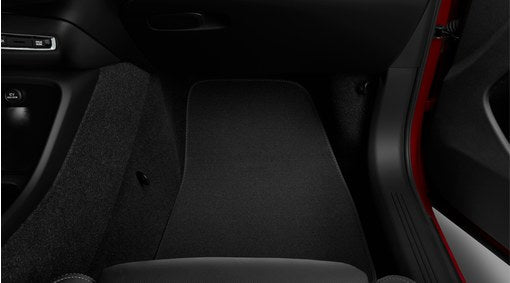 Genuine Volvo C40 Carpet Floor Mats With Clips On Driver Side - For Fully Electric Models