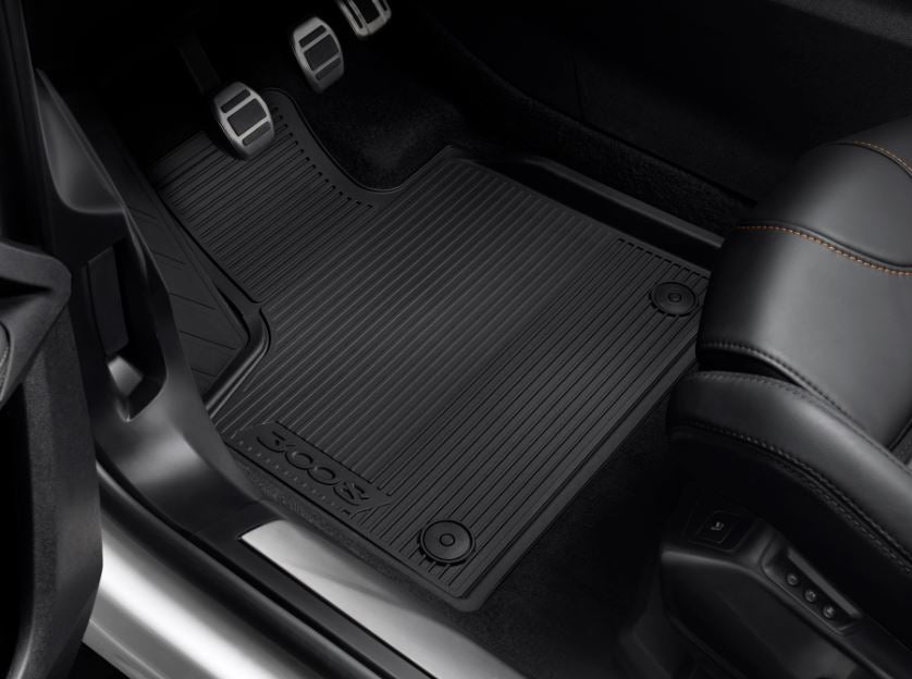 Genuine Peugeot 3008 Hybrid Rubber Floor Mats