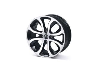 Genuine Citroen Ds3 17" Onyx Black 'Clover' Single Alloy Wheel